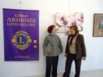 Girne Akdeniz Lions Club committee, Mrs Göksel Özdil and Mrs Gülbür Gazioglu